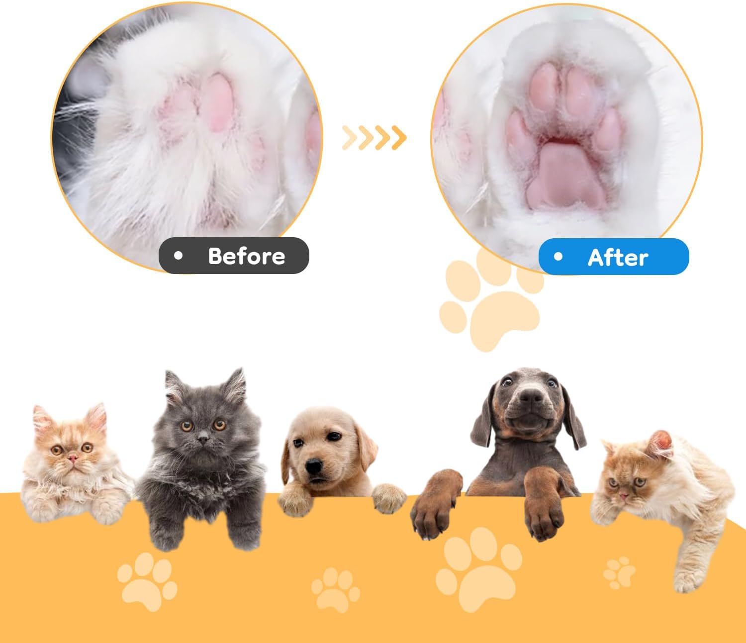 LED Waterproof Pet Precision Trimmer