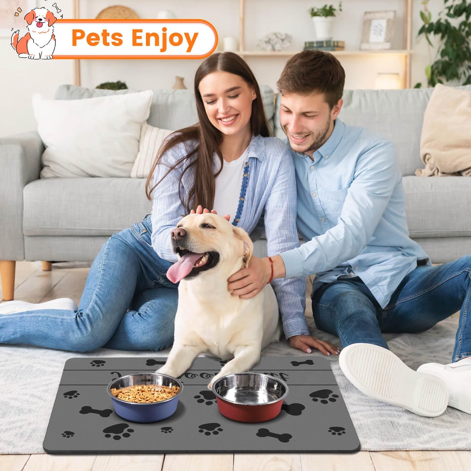 Waterproof Absorbent Pet Feeding Mat