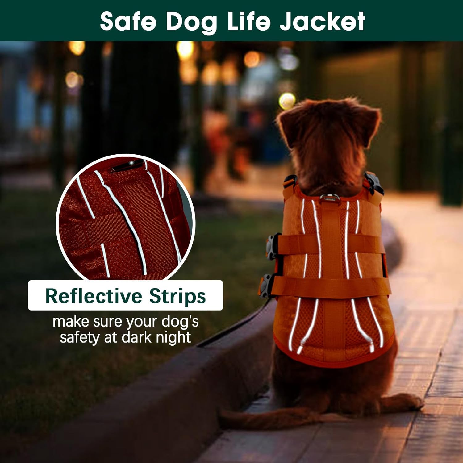 Reflective Dog Life Jacket Swim Vest