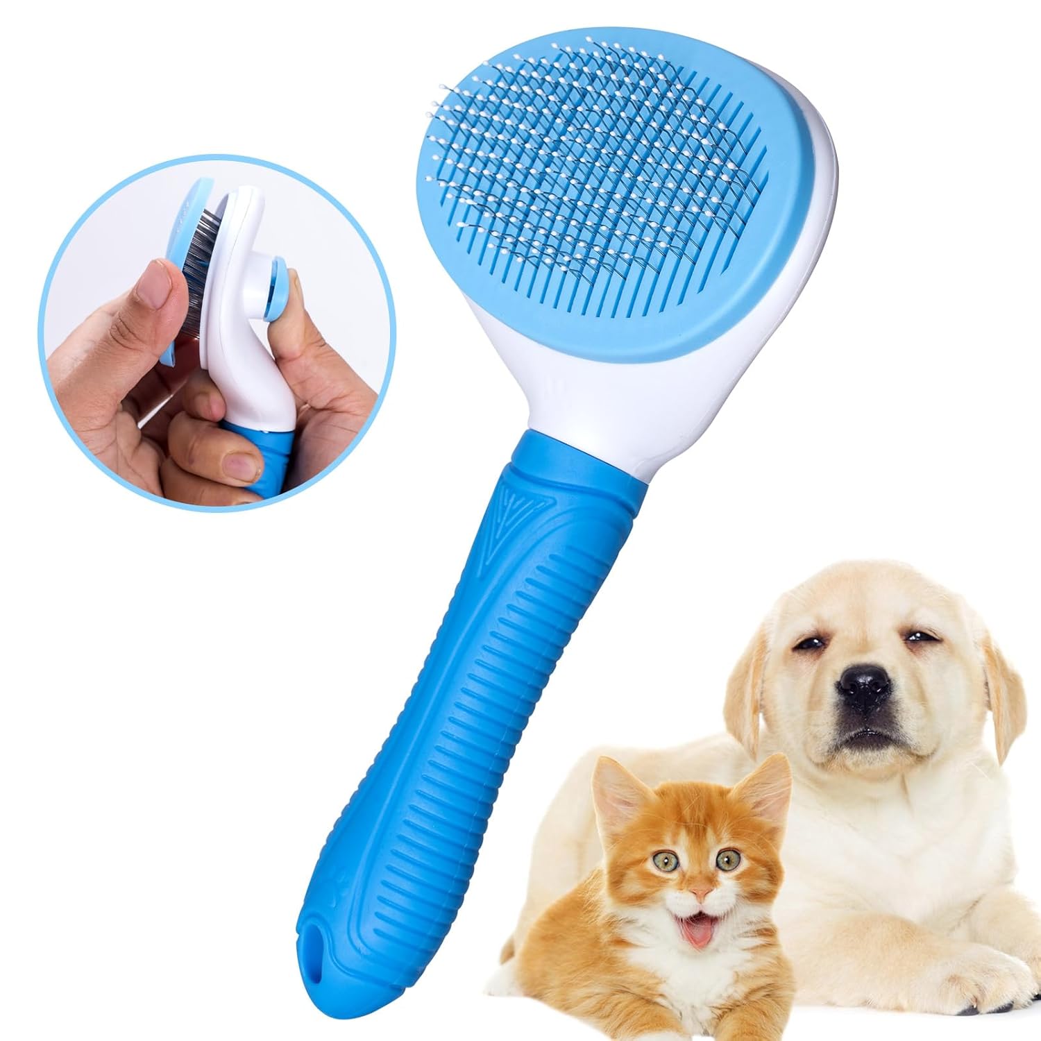 Self Cleaning Slicker Brush for Pets