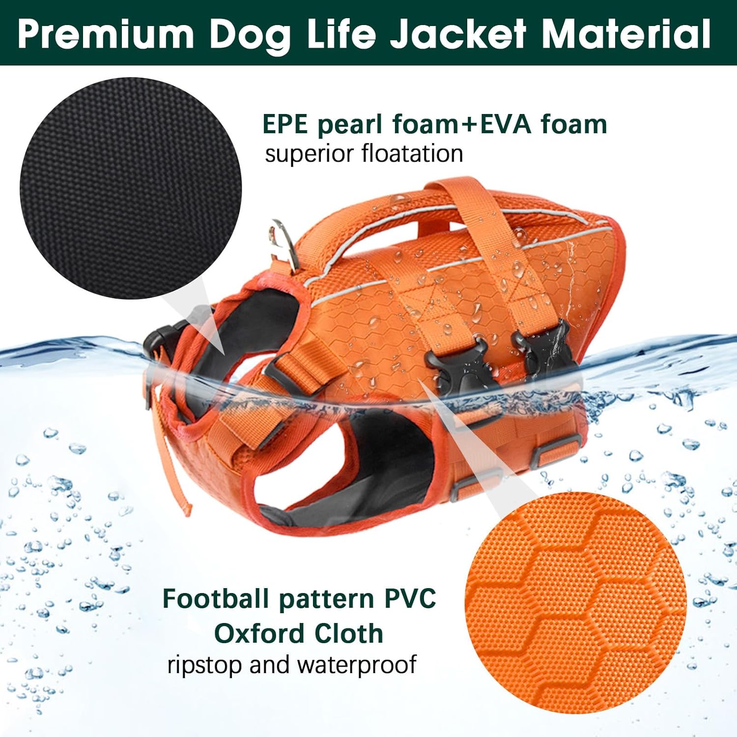 Reflective Dog Life Jacket Swim Vest