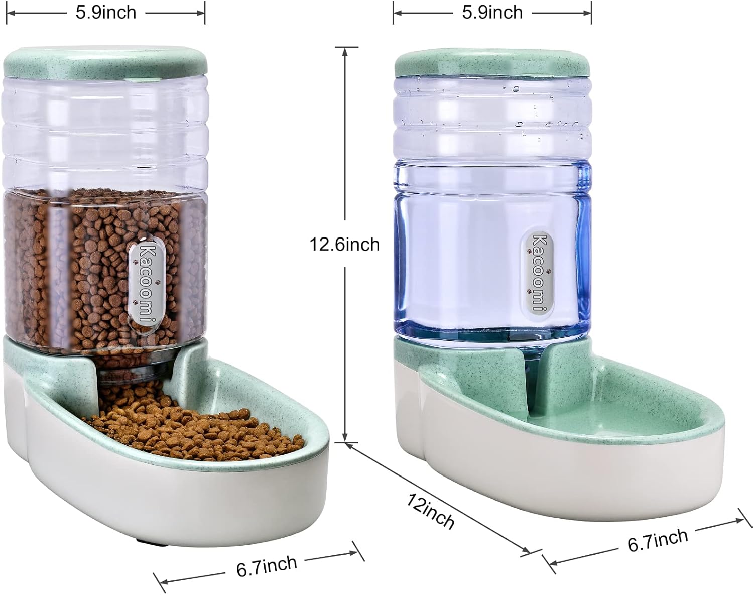 Automatic Pet Feeder and Water Dispenser