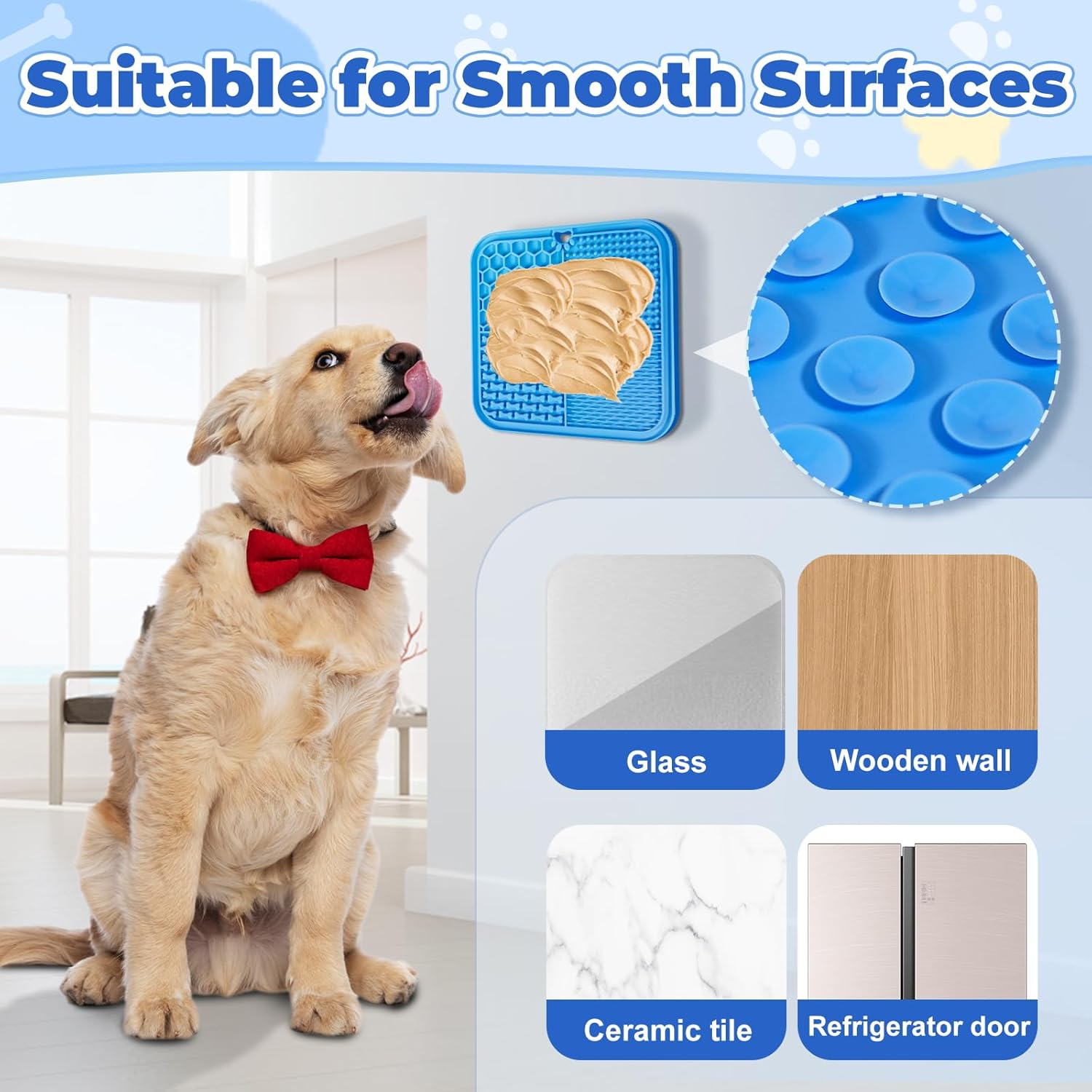 Dog Lick Mat Slow Feeder Set