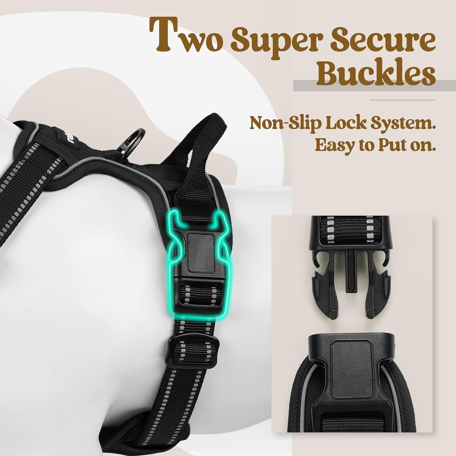 Reflective No Pull Dog Harness Vest