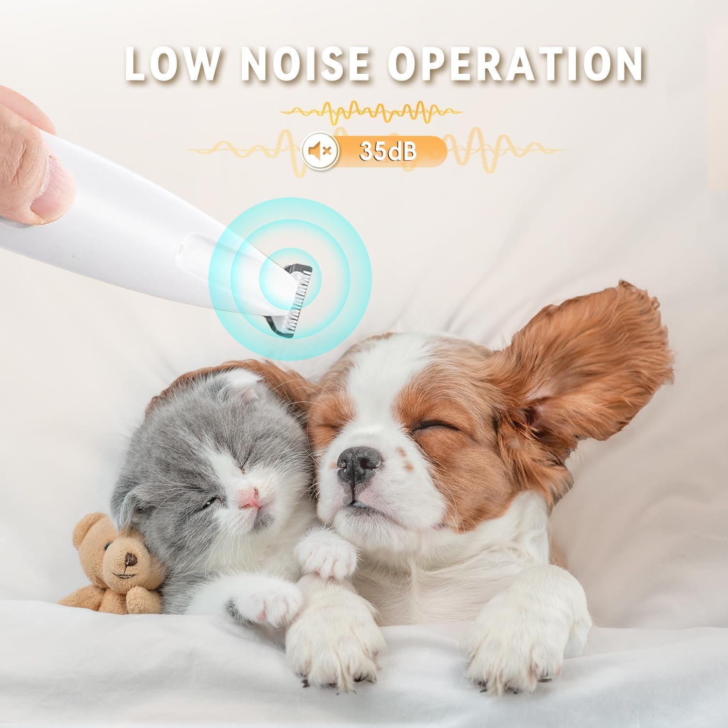 LED Dog Paw Trimmer Grooming Kit