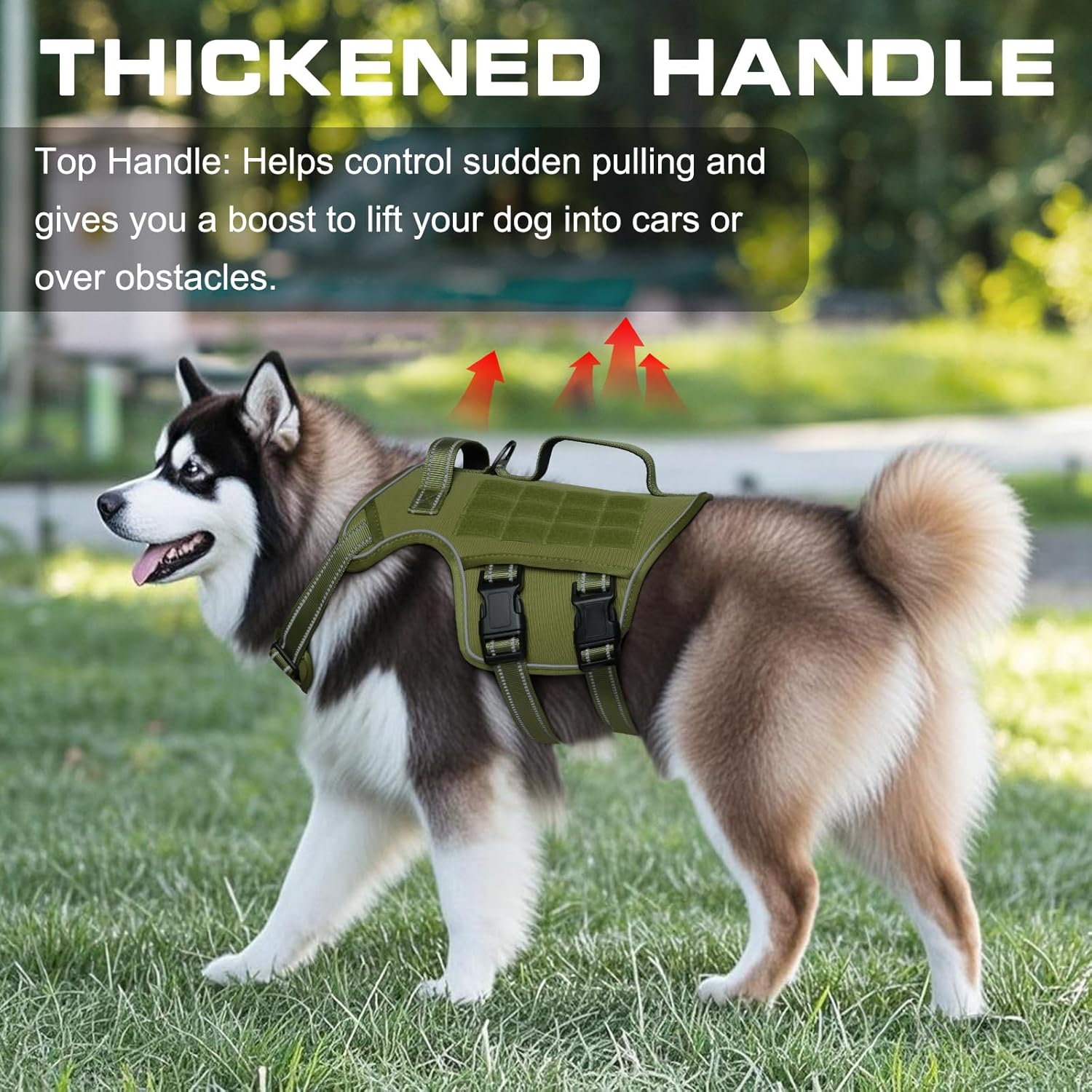 Heavy Duty Tactical Dog Harness Vest