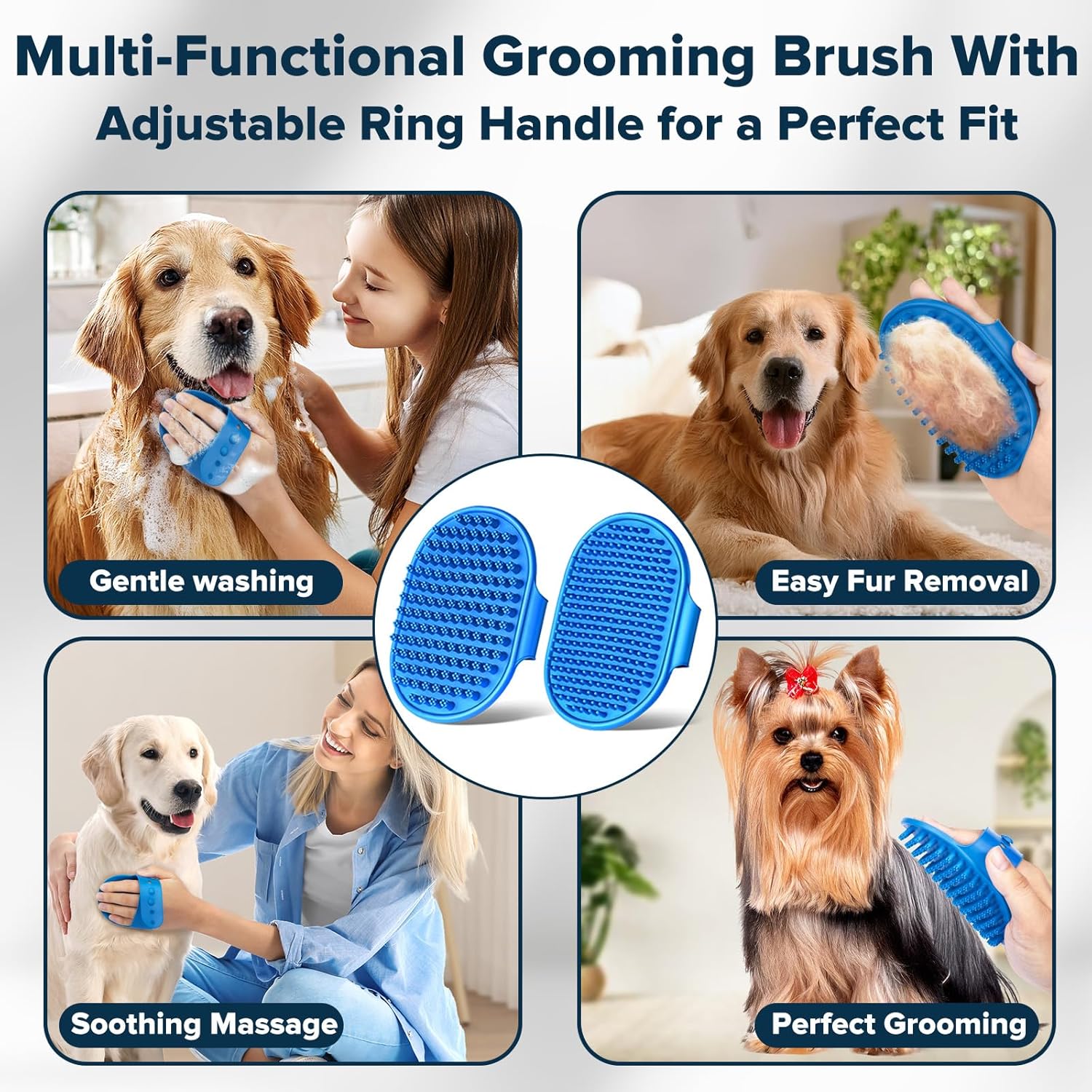 6 Piece Pet Grooming Bath Kit