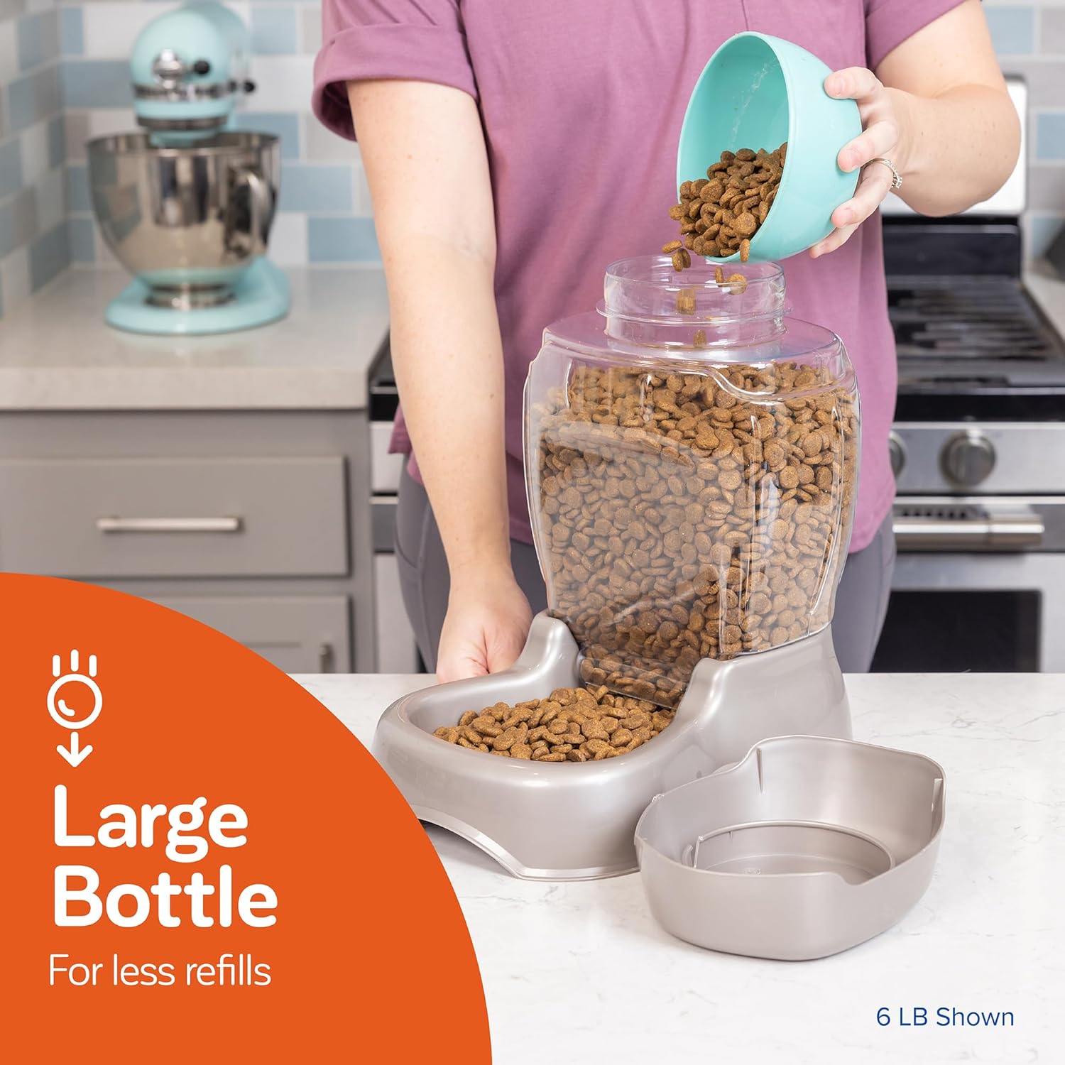 Gravity Pet Food Feeder for Dogs Cats