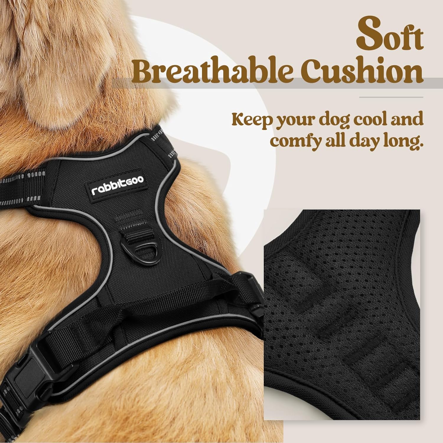 Reflective No Pull Dog Harness Vest