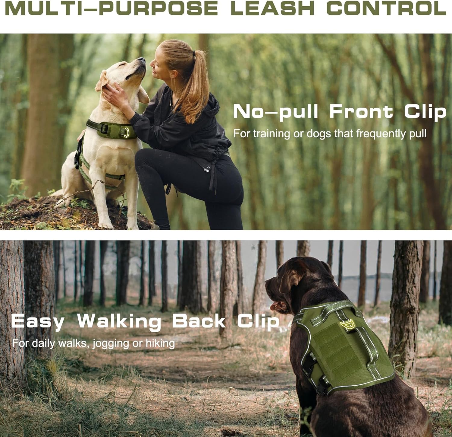 Heavy Duty Tactical Dog Harness Vest